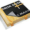 DELTA-MAXX WD энергосберегающая диффузионная мембрана с двумя зонами поклейки, 190 гр./м.кв., 1,5 х 50 м., 75 м.кв.