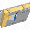 DELTA-REFLEX PLUS пароизоляционная плёнка с алюминиевым рефлексным слоем и самоклеящейся лентой, 180 гр./м.кв., 1,5 х 50 м., 75 м.кв.